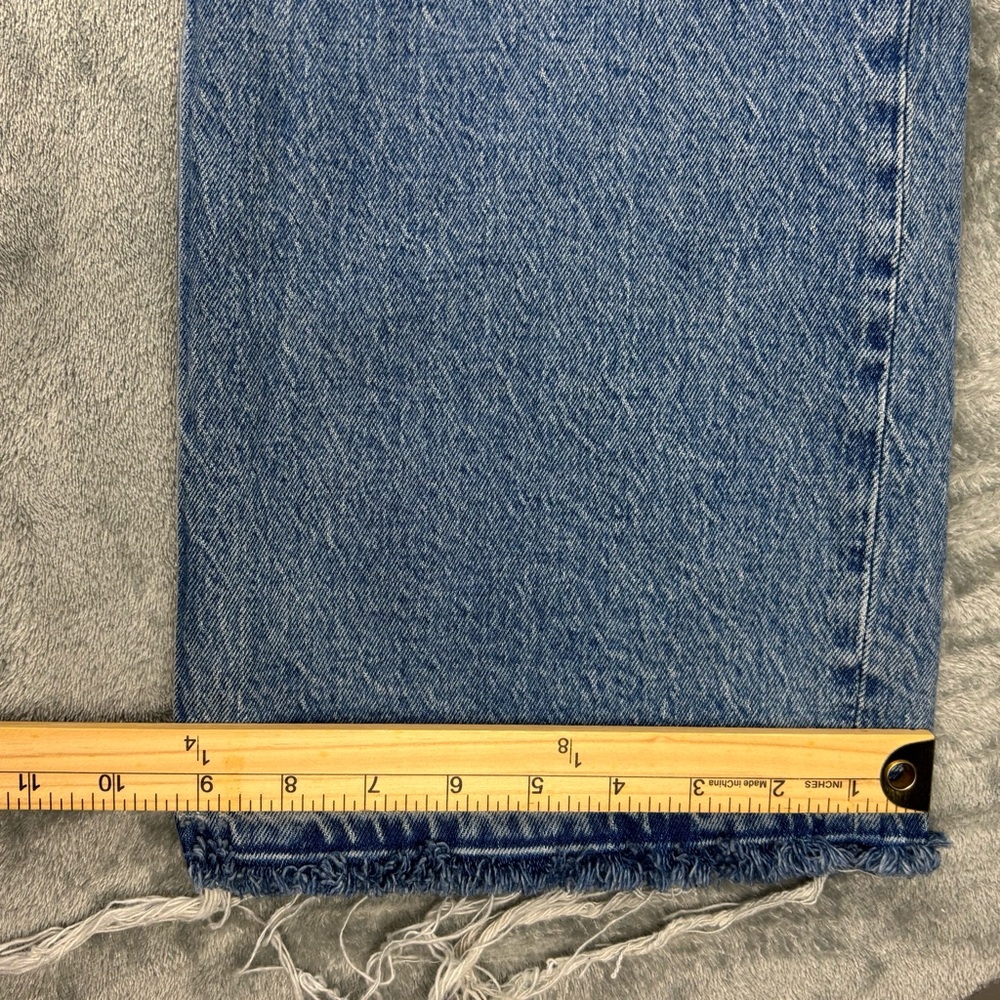 Abercrombie Fitch High Rise 90s Relaxed Jeans Womens 29 Blue Curve Love Straight - Picture 9 of 14